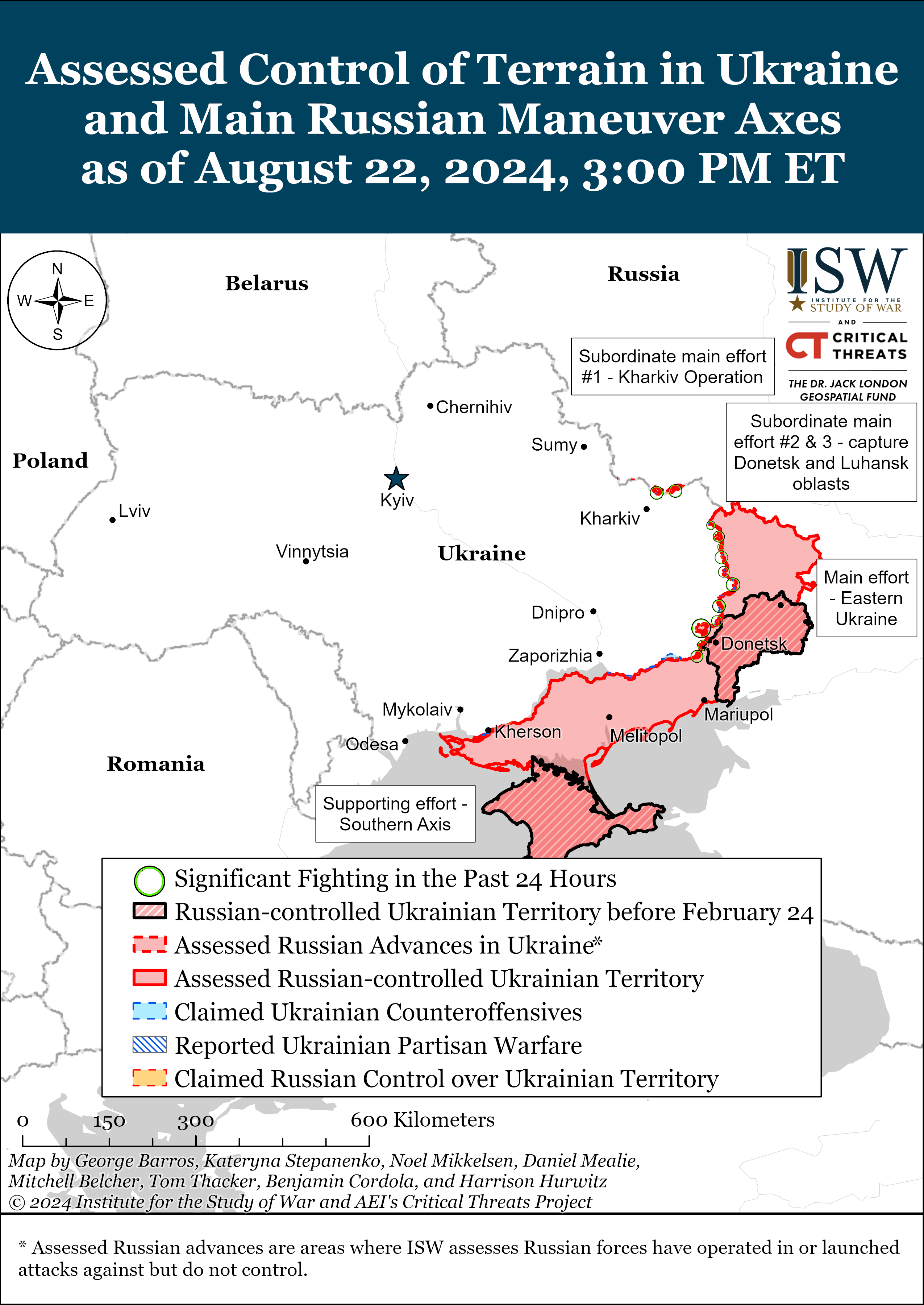 current state of ukraine war august 2024